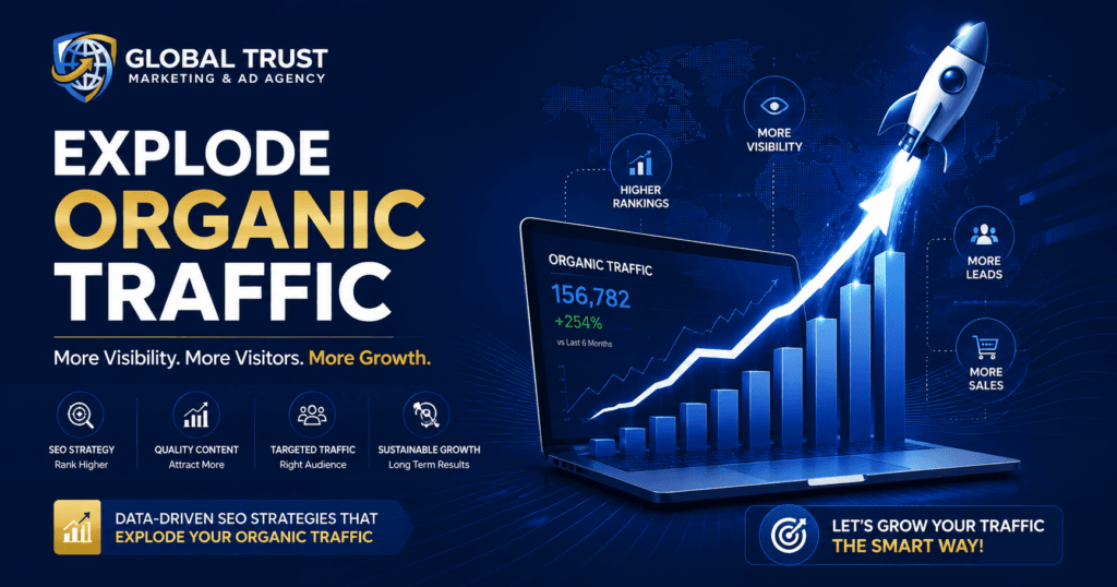 How to Radically Explode Organic Traffic with GlobalTrust Smart Tactic